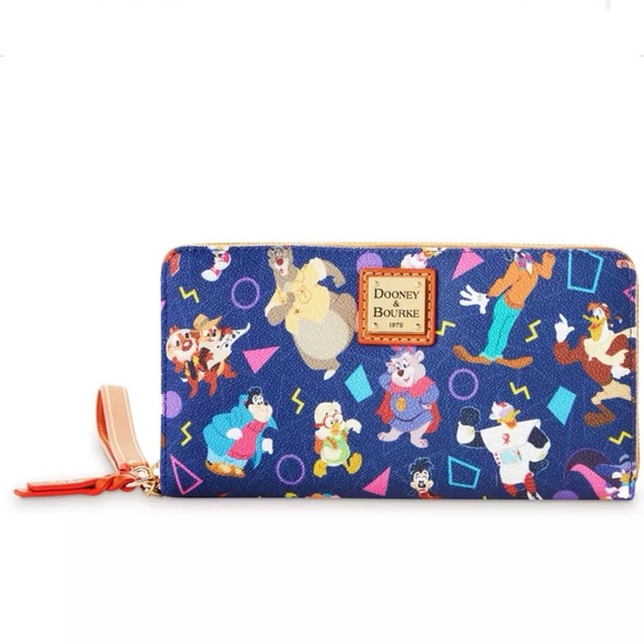 Disney Afternoon Dooney & Bourke Wristlet Wallet by Cortney Williams 90s - Picture 3 of 10